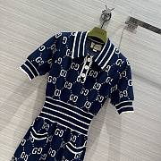 Gucci blue GG dress - 6