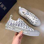 Dior B23 lowtop grey/blue sneakers - 1