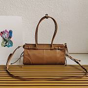 Prada 1BA426 medium brown leather handbag - 4