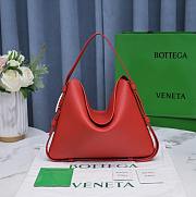 Bottega Veneta Cradle Red Leather Bag  - 1