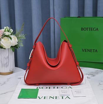 Bottega Veneta Cradle Red Leather Bag 