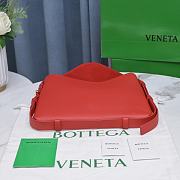 Bottega Veneta Cradle Red Leather Bag  - 4