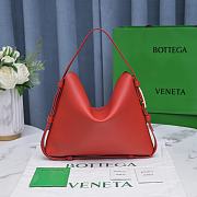 Bottega Veneta Cradle Red Leather Bag  - 3