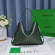 Bottega Veneta Cradle Green Leather Bag - 1