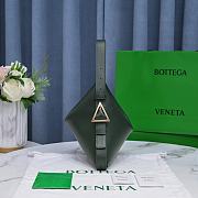 Bottega Veneta Cradle Green Leather Bag - 5