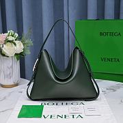 Bottega Veneta Cradle Green Leather Bag - 6