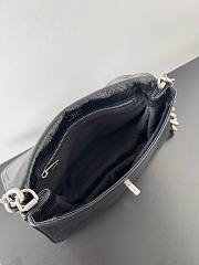 Balenciaga BB Soft Small Black Leather Shoulder Bag - 5