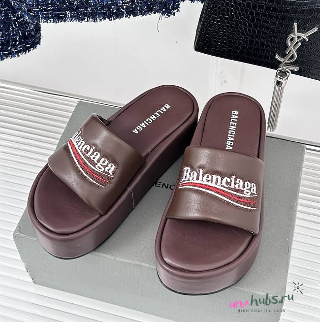 Balenciaga Women Red Sandals - 1