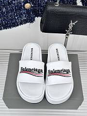 Balenciaga Women White Sandals - 4