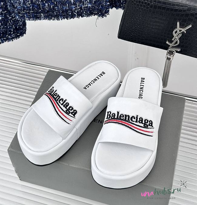 Balenciaga Women White Sandals - 1