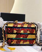 Chanel CF colorfyl sequins lambskin bag  - 6