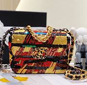 Chanel CF colorfyl sequins lambskin bag  - 1