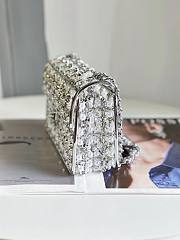 Chanel 23CF silver tweed mini bag - 6