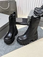 Balenciaga Bulldozer Platfor Black Boots - 3