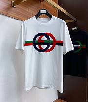 Gucci GG shirt (white/ blue) - 1