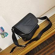 Prada 2VD056 black leather shoulder strap bag - 4