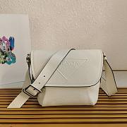 Prada 2VD056 white leather shoulder strap bag - 1