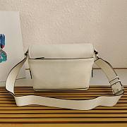 Prada 2VD056 white leather shoulder strap bag - 3