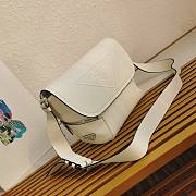 Prada 2VD056 white leather shoulder strap bag - 2