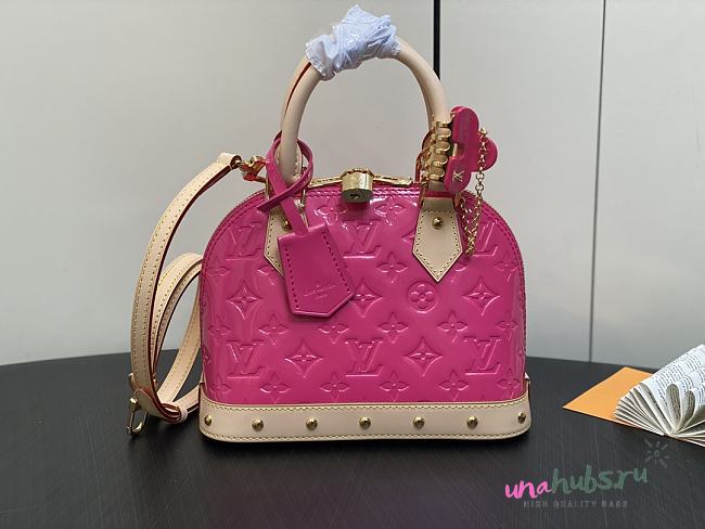 Louis Vuitton Alma BB Pink Remix M24062 Bag - 1