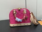 Louis Vuitton Alma BB Pink Remix M24062 Bag - 5