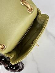 Chanel AS4165 Mini Flap Green Lambskin Bag - 3