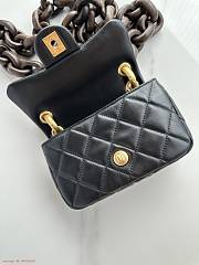 Chanel AS4165 Mini Flap Black Lambskin Bag - 4