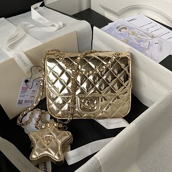 Chanel CF 24C Hollywood Gold Mirror Calfskin Bag