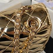 Chanel CF 24C Hollywood Gold Mirror Calfskin Bag - 3