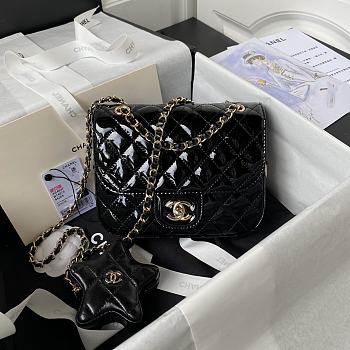 Chanel CF 24C Hollywood Black Mirror Calfskin Bag