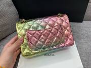 Chanel 2.55 Metallic Goatskin Quilted Mini Rainbow Bag - 6