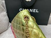 Chanel 2.55 Metallic Goatskin Quilted Small Rainbow Bag - 6