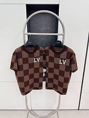 Louis Vuitton brown damier shirt  - 3