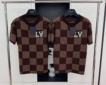 Louis Vuitton brown damier shirt 