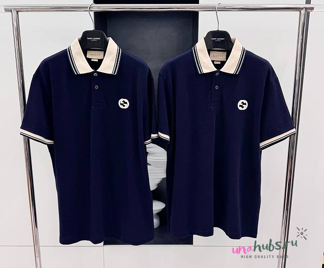 Gucci blue polo  - 1