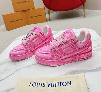 Louis Vuitton LV Trainers Fuchsia Low Top Pink Sneaker