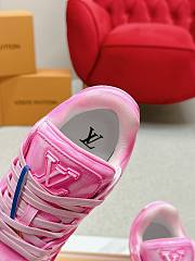 Louis Vuitton LV Trainers Fuchsia Low Top Pink Sneaker - 6