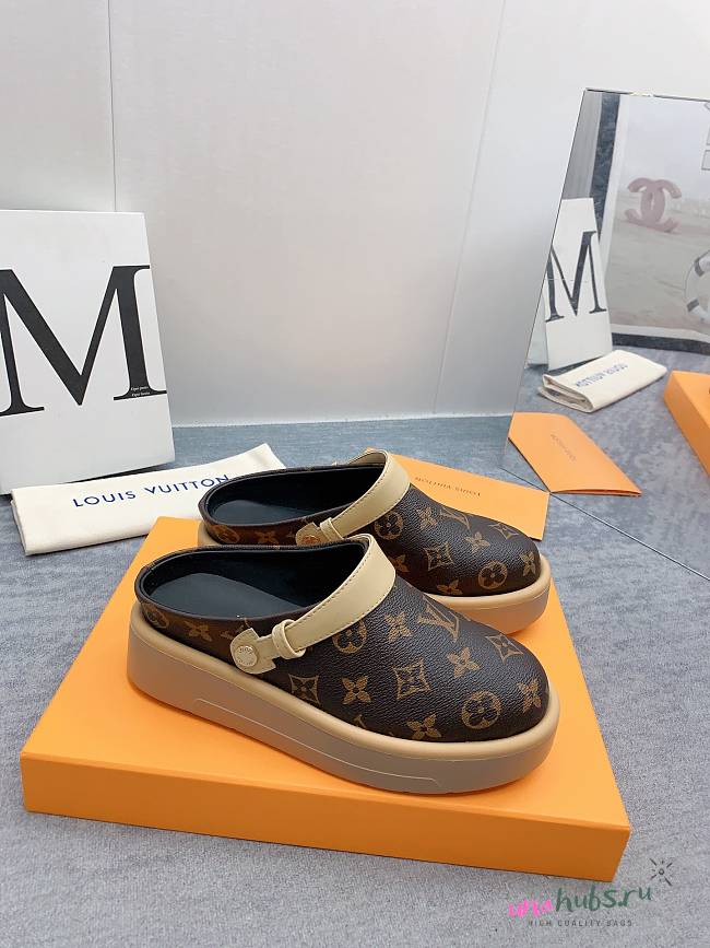 Louis Vuitton Monogram Crocs Sandals - 1