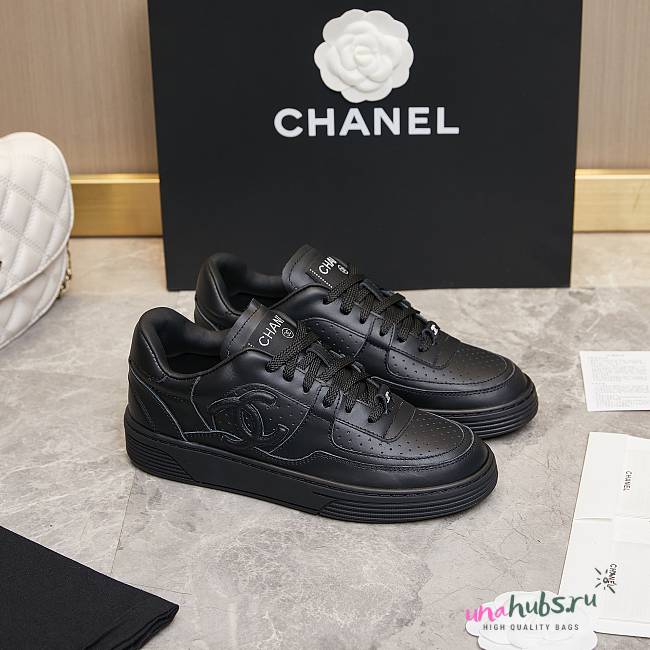 Chanel 23A black sneakers - 1