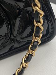 Chanel 23S black patent tote bag  - 5