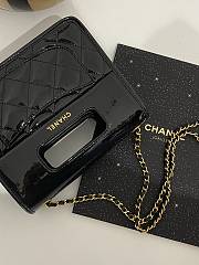 Chanel 23S black patent tote bag  - 2