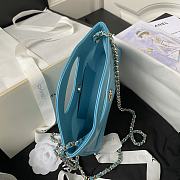 Chanel 23A blue leather 31 bag - 3