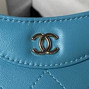 Chanel 23A blue leather 31 bag - 4