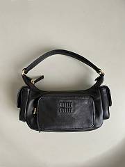 Miu Miu Nappa Leather Pocket Bag - 5