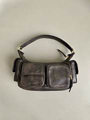 Miu Miu Nappa Brown Leather Pocket Bag - 6