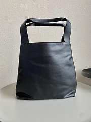 Miu Miu Black Leather Tote Bag - 4