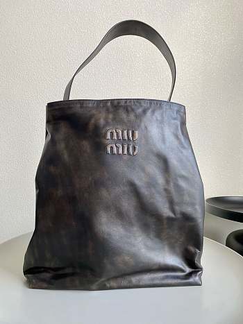 Miu Miu large black tote bag