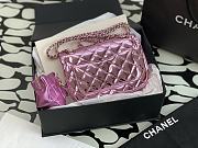 Chanel CF 24C Hollywood Pink Mirror Calfskin Bag - 5