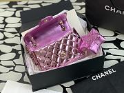 Chanel CF 24C Hollywood Pink Mirror Calfskin Bag - 2