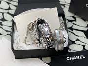 Chanel CF 24C Hollywood Silver Mirror Bag - 3